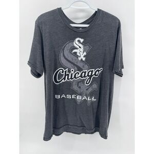 Chicago White Sox Majestic Threads Baseball T-Shirt Women's 2XL Gray